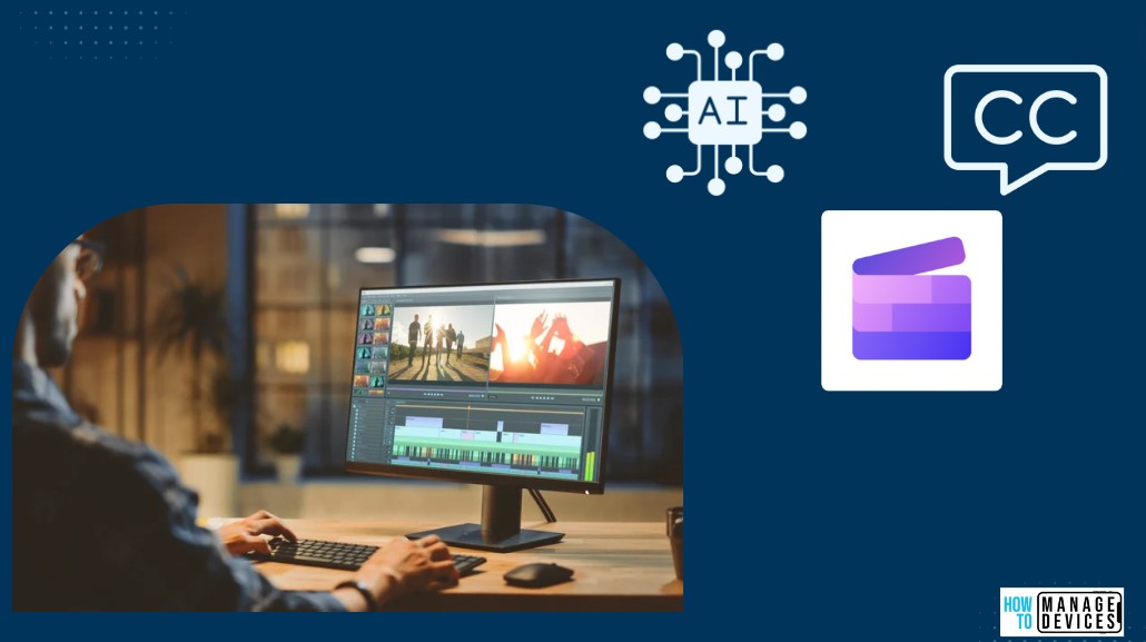 Microsoft Clipchamp Text to Speech Audio Caption Video Editing Feature