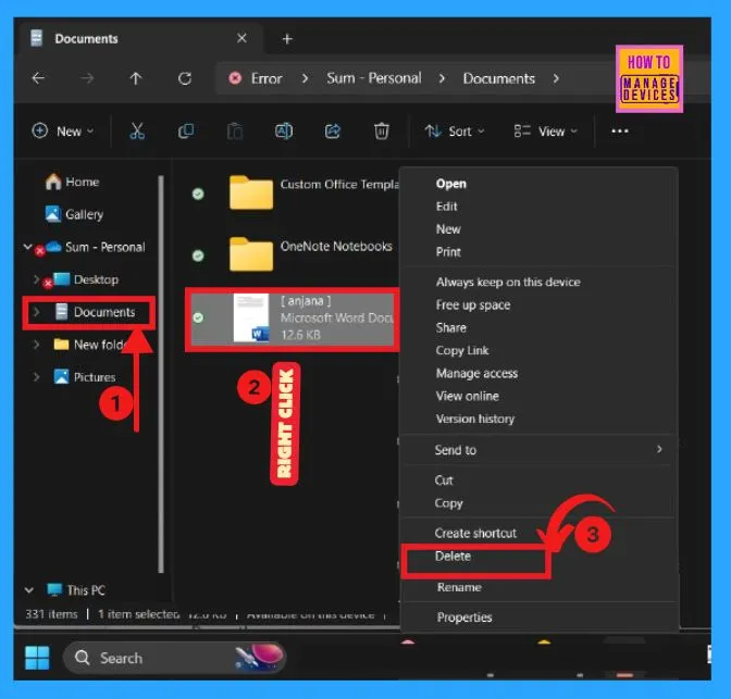 Different Methods for Deleting Files in Windows 11 - Fig.5