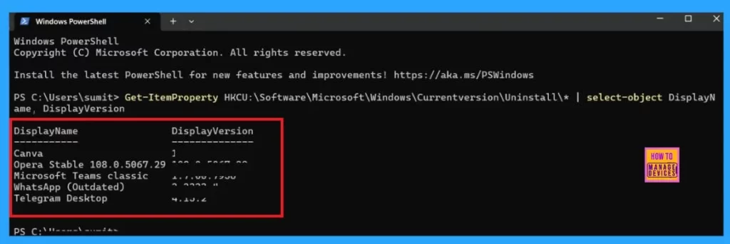 Easy Methods to Know the Version of Installed Apps in Windows 11 -fig11