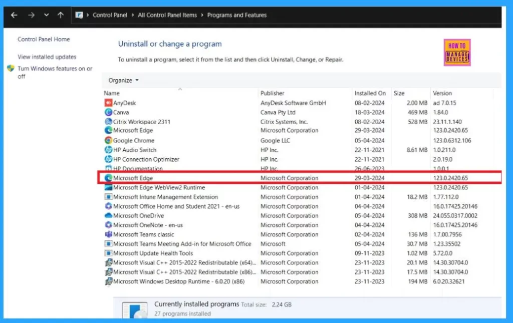 Easy Methods to Know the Version of Installed Apps in Windows 11 - Fig.10