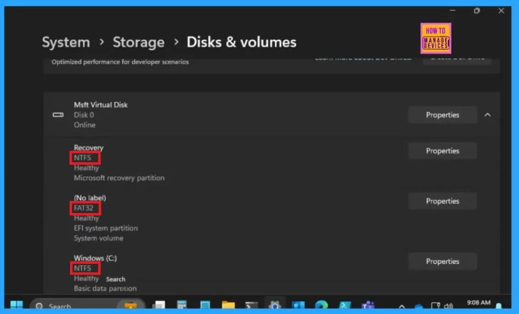 6 Different way to Find File System of a Drive in Windows 11 - Fig.10