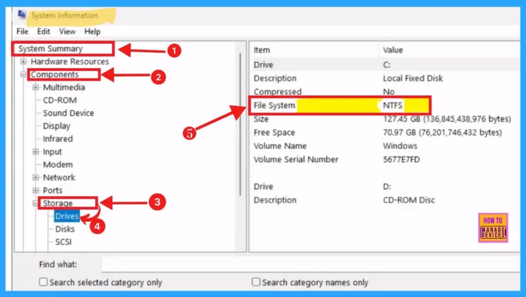 6 Different way to Find File System of a Drive in Windows 11 - Fig.12