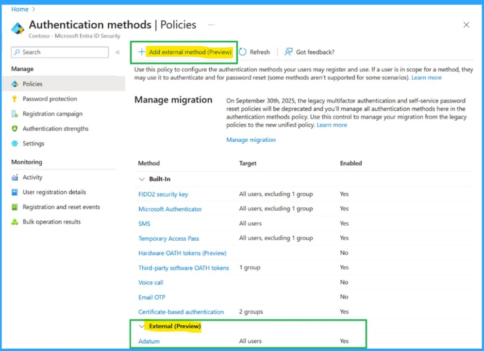 New External Authentication Methods in Microsoft Entra ID- Fig.4 Creds to MS