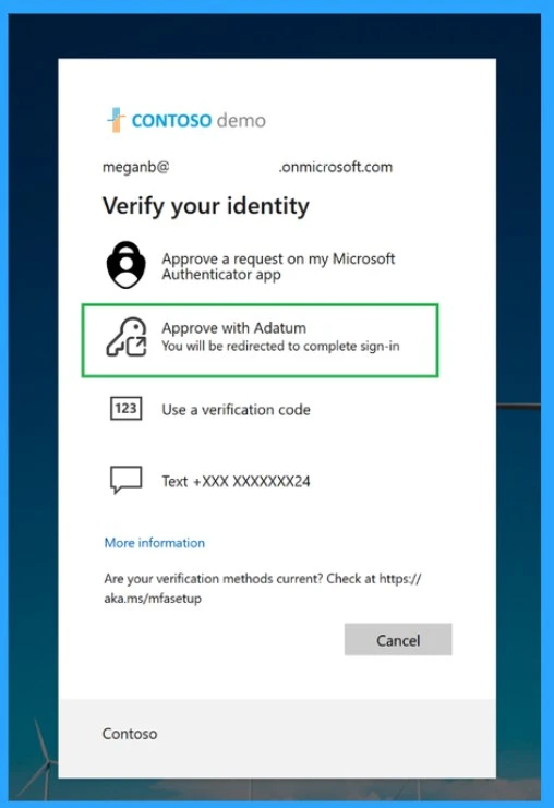 New External Authentication Methods in Microsoft Entra ID- Fig.5 Creds to MS