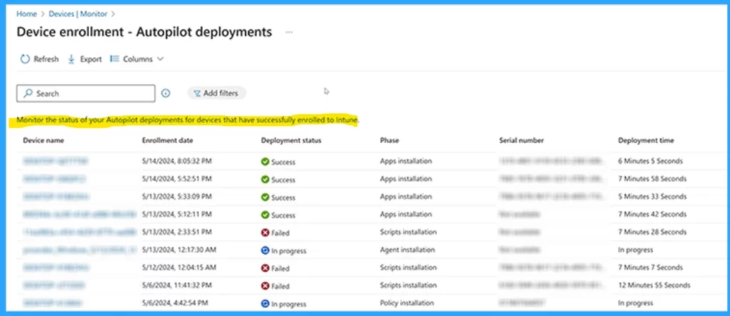  Autopilot without Device Hash Upload AVD Windows 365 Support and Real Progress Bar- Fig.5 Cred to MS