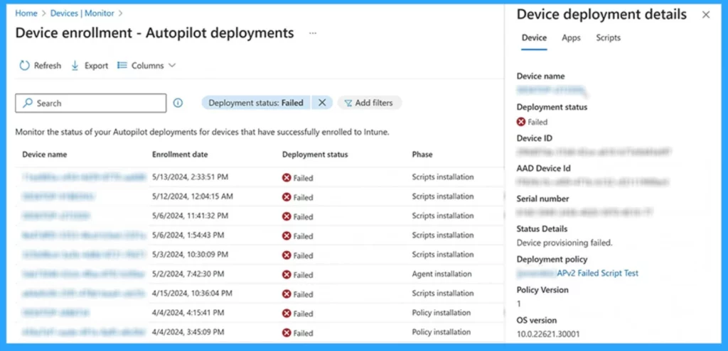 Autopilot without Device Hash Upload AVD Windows 365 Support and Real Progress Bar- Fig.6 Cred to MS