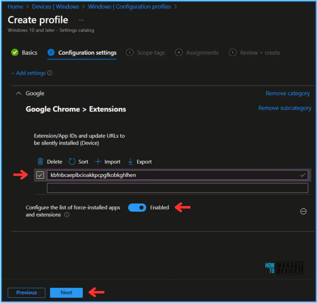 Best Guide to Install Google Chrome Extensions using Intune Policy. Fig. 7