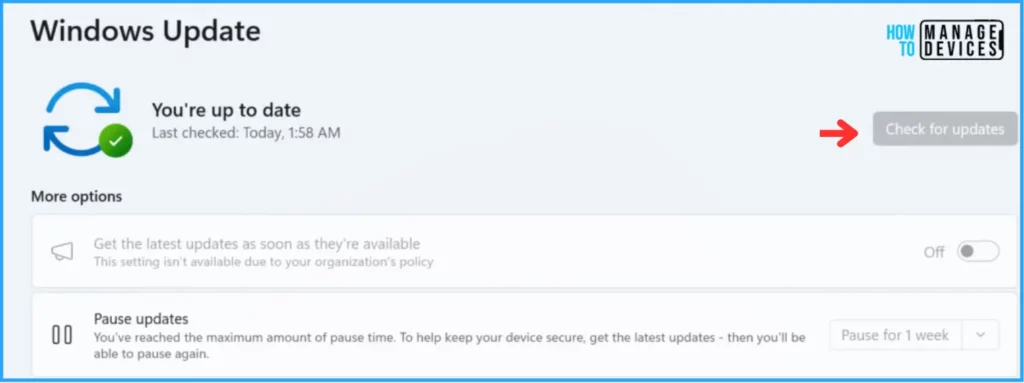 Best Guide to remove access to use all Windows Update features with Intune. Fig. 12