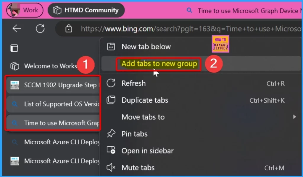 Best Way to Organise your Workspaces in Microsoft Edge - Fig.2
