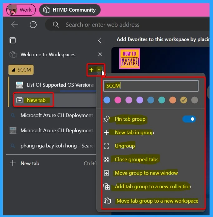 Best Way to Organise your Workspaces in Microsoft Edge - Fig.4