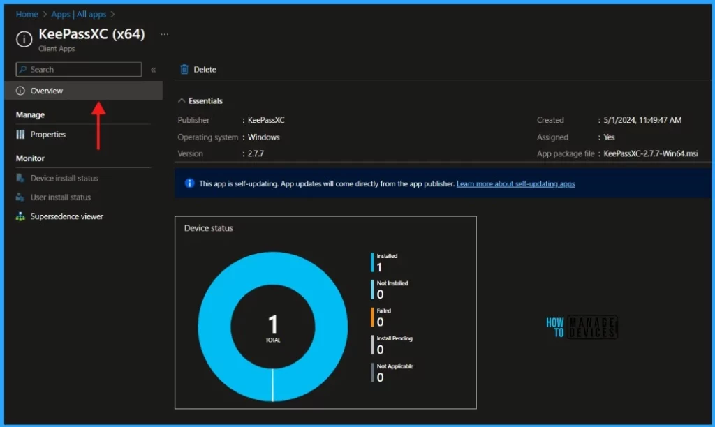 Install KeePassXC with Intune Enterprise App Catalog App: Step-by-Step Guide. Fig.13
