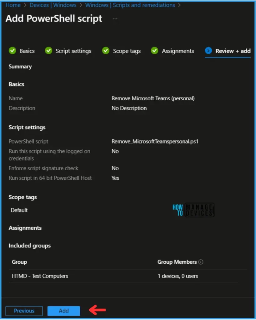 Easy Way to Remove Microsoft Teams personal with Intune. Fig. 7