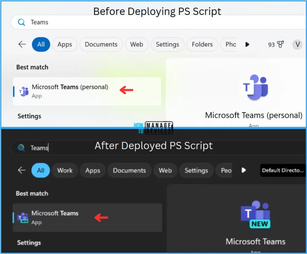 Easy Way to Remove Microsoft Teams personal with Intune. Fig. 9