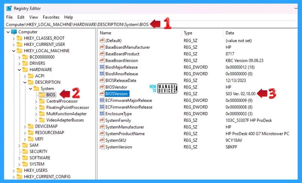 How to Check UEFI BIOS Firmware Version in Windows 11 - Fig. 9