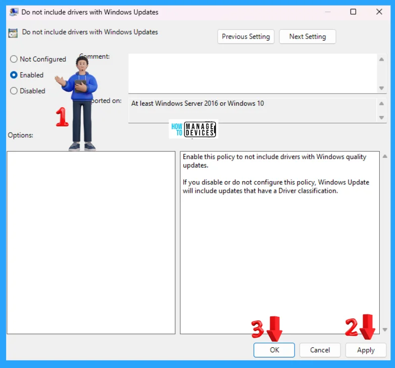 Manage Automatic Drivers Installation with Windows Updates in Windows 11 - Fig.7