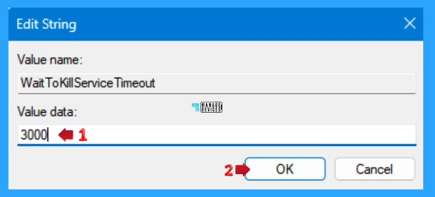 How to Modify the Value of WaitToKillServiceTimeout in Windows 11 - Fig. 6