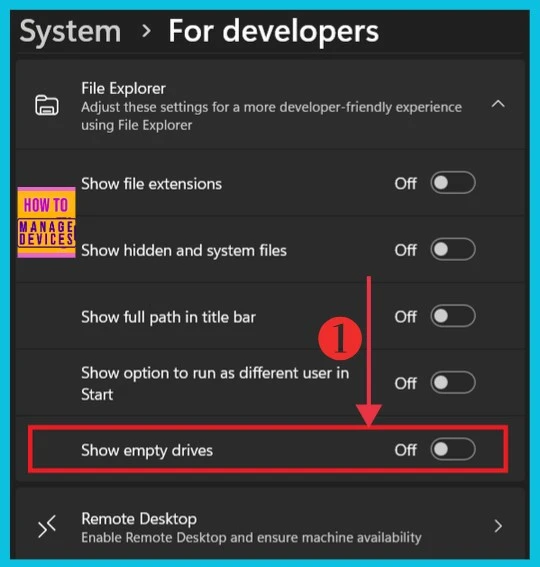 How to Show or Hide Empty Drives in Windows 11 - fig.3