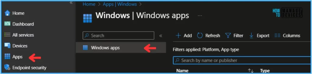 Best Guide to enable WinSCP Win32 app Supersedence and Auto-Update with Intune. Fig. 5