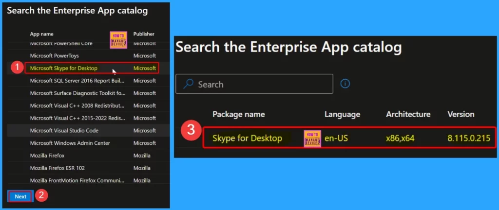 Install Microsoft Skype for Desktop with Intune Enterprise App Catalog App - Fig.4