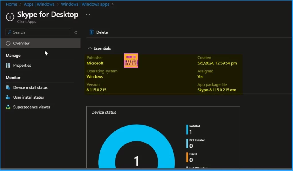 Install Microsoft Skype for Desktop with Intune Enterprise App Catalog App - Fig.12