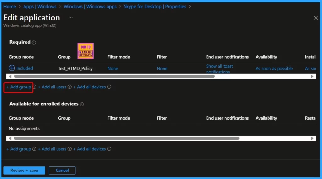 Install Microsoft Skype for Desktop with Intune Enterprise App Catalog App - Fig.11