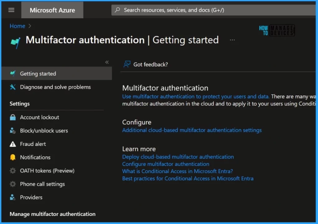 Microsoft MFA is Mandatory for Accessing Azure from July 2024 - Fig.2
