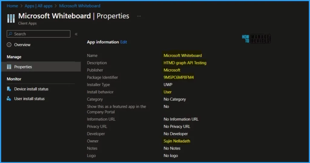 Add Microsoft Store Apps to Intune using Microsoft Graph API Fig. 5