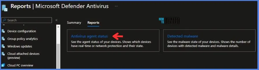 Monitoring Defender Updates Using Intune Portal Fig.7