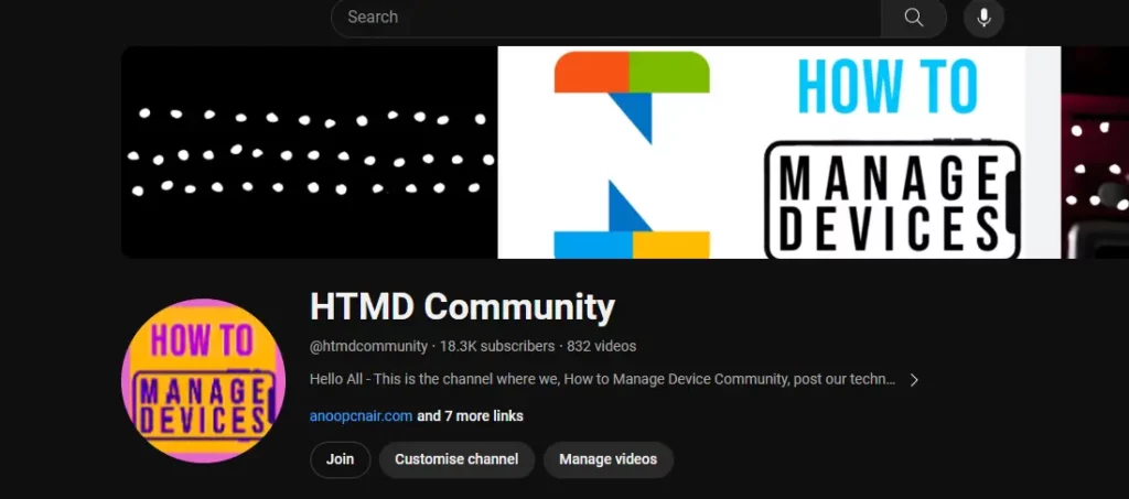 Youtube Video Channel for HTMD Community Fig. 1