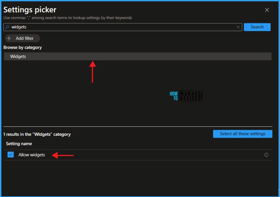 Step-by-Step Guide to Enable Widgets on Windows Machines with Intune Policy Fig. 5