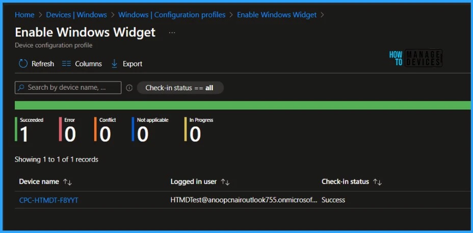 Step-by-Step Guide to Enable Widgets on Windows Machines with Intune Policy Fig. 9