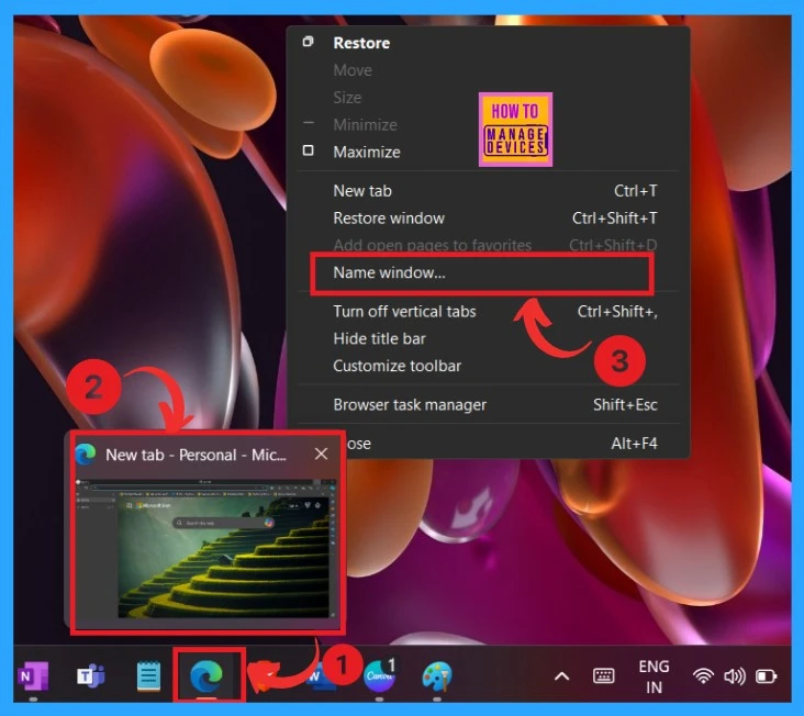 Importance to Add Name for MS Edge Browser Windows - Fig.4