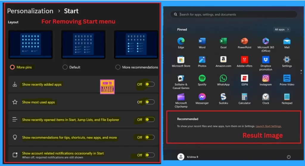 How to Clear the Start Menu Recommended Section in Windows 11- Fig.5