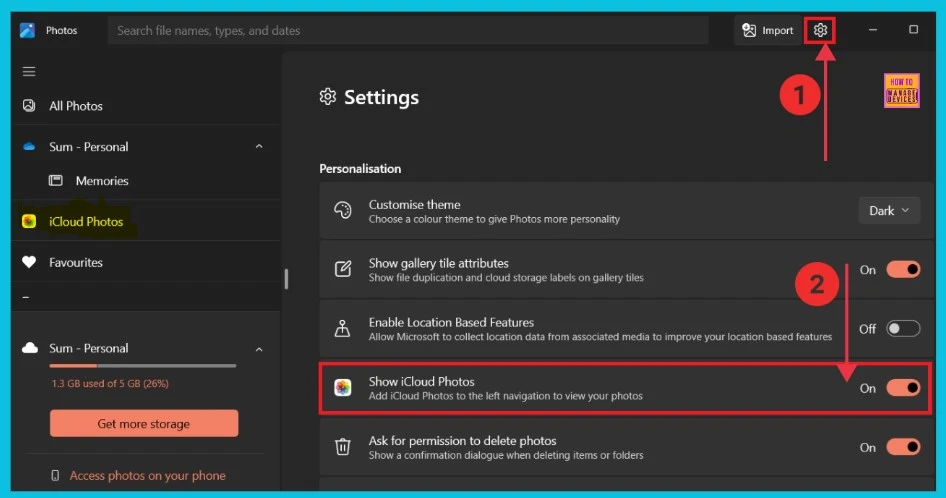 How to Add iCloud Photos in Windows 11 Photos App - Fig.2