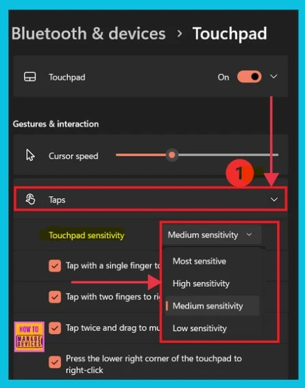 Best Way to Adjust Touchpad Sensitivity in Windows 11 - Fig.3