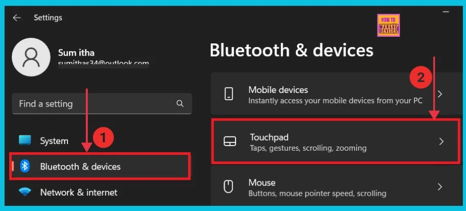 Best Way to Adjust Touchpad Sensitivity in Windows 11 - Fig.2