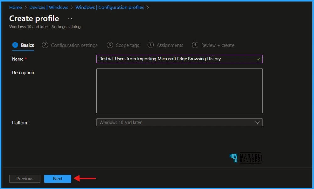 Restrict Users from Importing MS Edge Browsing History with Intune 4 Restrict Users from Importing MS Edge Browsing History with Intune 4