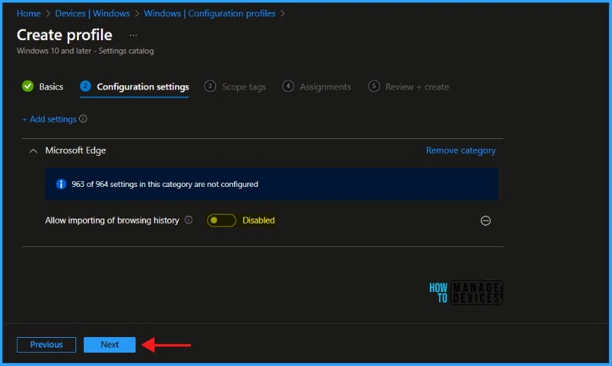Restrict Users from Importing MS Edge Browsing History with Intune 7 Restrict Users from Importing MS Edge Browsing History with Intune 7