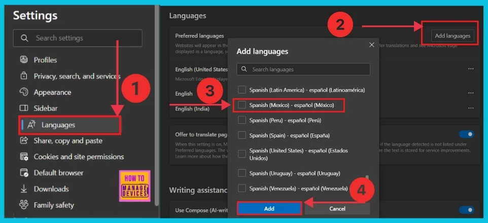 Easy to Change Display Language in Microsoft Edge - Fig.3
