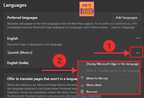 Easy to Change Display Language in Microsoft Edge - Fig.4