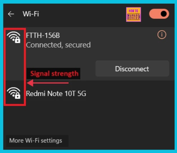 6 Methods to Check Wi-Fi Network Signal Strength in Windows 11 - Fig.3
