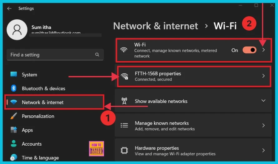 6 Methods to Check Wi-Fi Network Signal Strength in Windows 11 - Fig.4