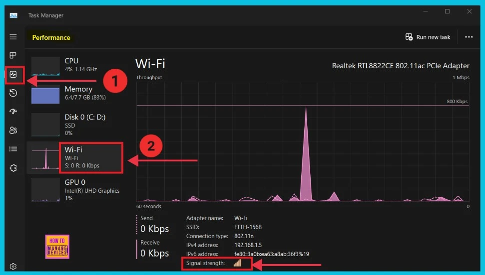 6 Methods to Check Wi-Fi Network Signal Strength in Windows 11 - Fig.6