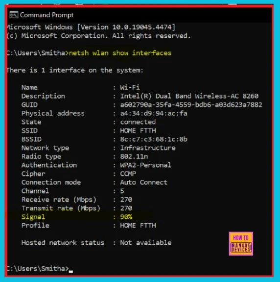 6 Methods to Check Wi-Fi Network Signal Strength in Windows 11 - Fig.12