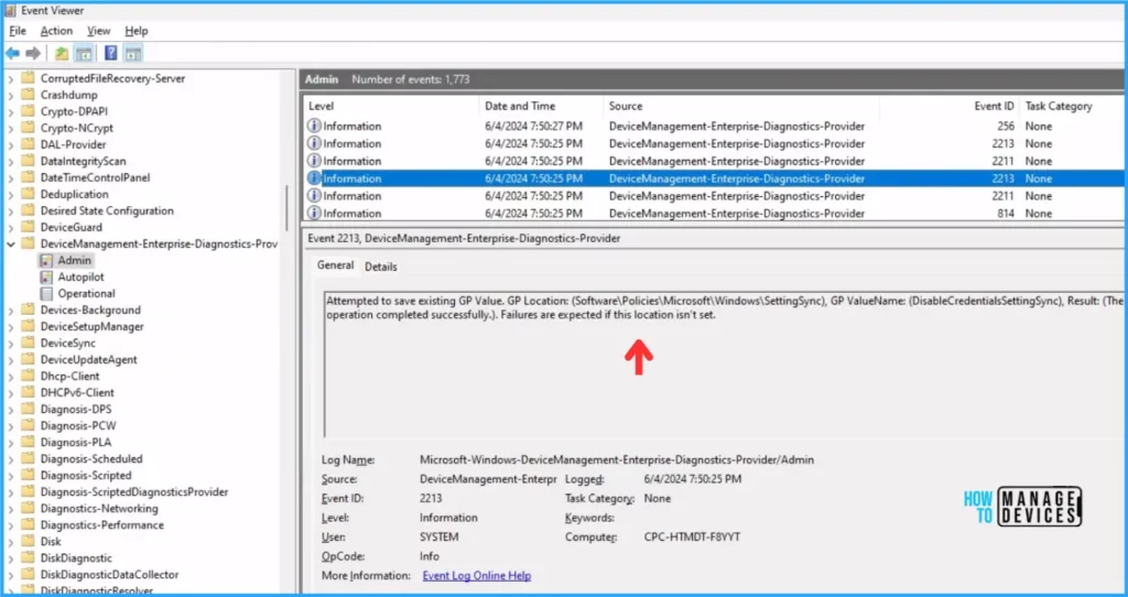 Easy Way to Disable Device Password Sync with Intune. Fig. 13