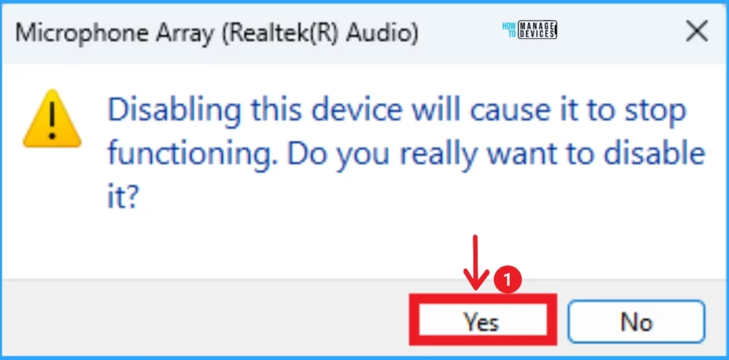 Enable Disable Microphone Array in Windows 11 - Fig.14