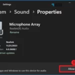 Enable Disable Microphone Array in Windows 11