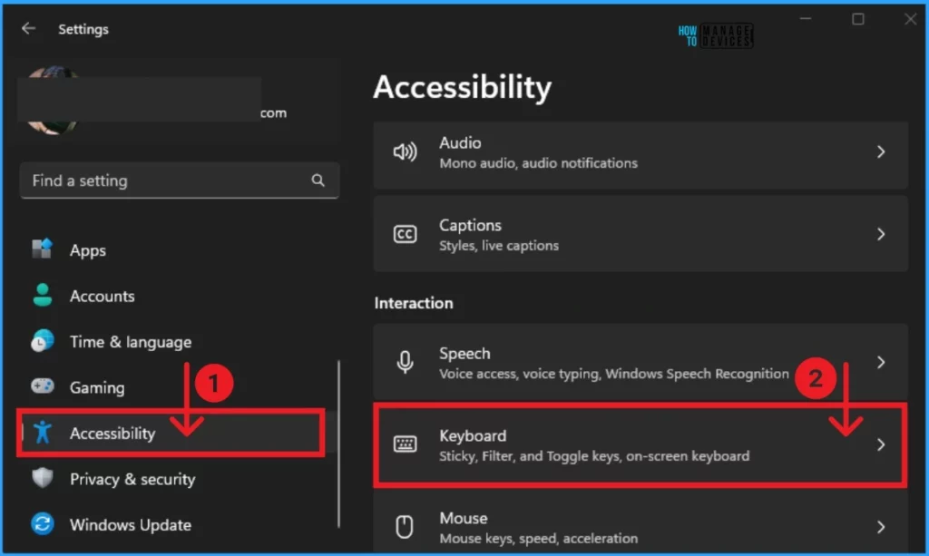 Enable Disable On-Screen Keyboard in Windows 11 - Fig.3