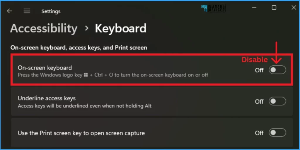 Enable Disable On-Screen Keyboard in Windows 11 - Fig.5