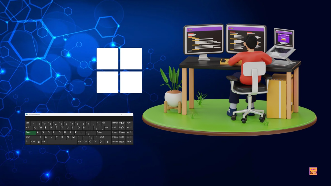 Enable Disable On-Screen Keyboard in Windows 11